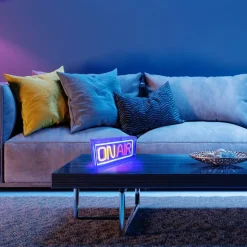LED-Neon-Bild 'On Air' mehrfarbig 23 x 12,7 x 4 cm