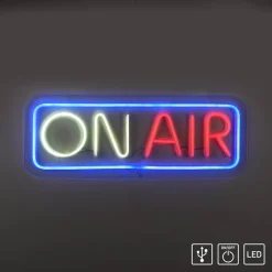 LED-Neon-Bild 'On Air' mehrfarbig 60 x 22 x 1,5 cm