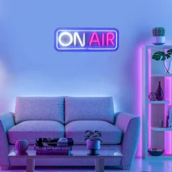 LED-Neon-Bild 'On Air' mehrfarbig 60 x 22 x 1,5 cm