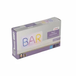 LED-Neon-Leuchtbox 'Bar' 23 x 12,7 cm
