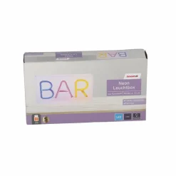 LED-Neon-Leuchtbox 'Bar' 23 x 12,7 cm