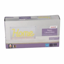 LED-Neon-Leuchtbox 'Home' 23 x 12,7 cm
