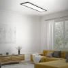 LED-Panelleuchte schwarz CCT 2600 lm Fernbedienung 100 x 25 x 6 cm