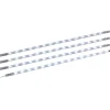 LED-Profilschienen weiß 4 Stück à 40 cm