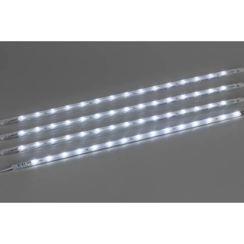 LED-Profilschienen weiß 4 Stück à 40 cm