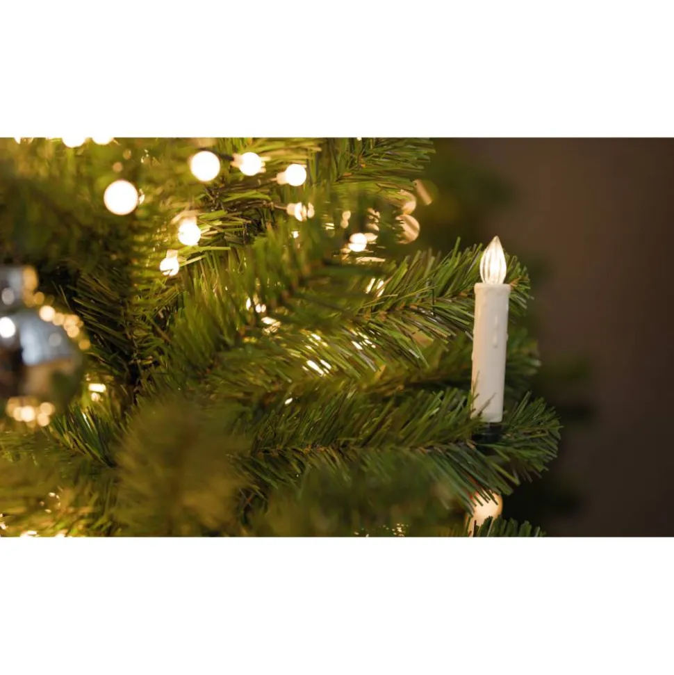 LED-Schaftkerzen 10 LEDs warmweiß Ø 1,7 x 10,5 cm 10 Stück