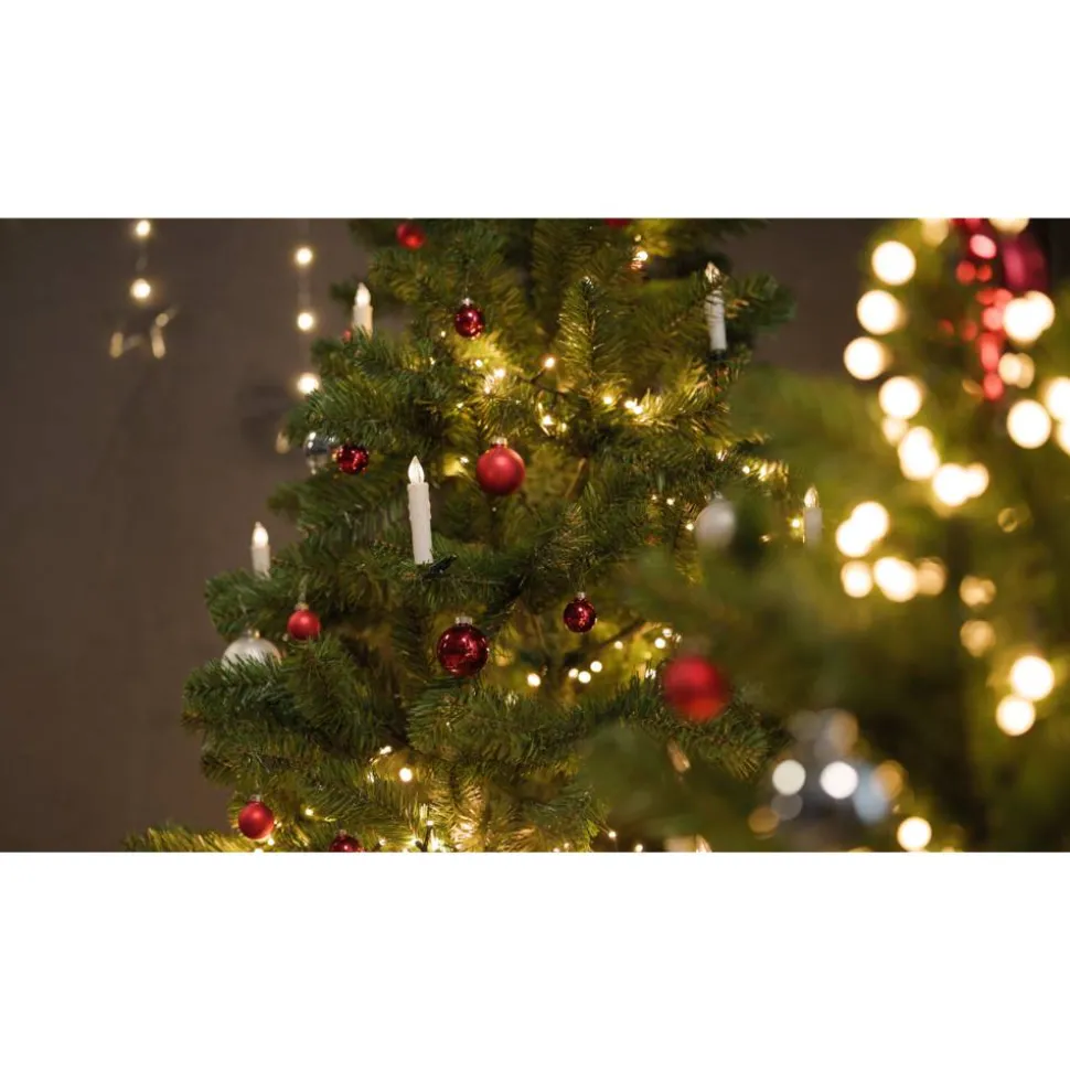 LED-Schaftkerzen 10 LEDs warmweiß Ø 1,7 x 10,5 cm 10 Stück