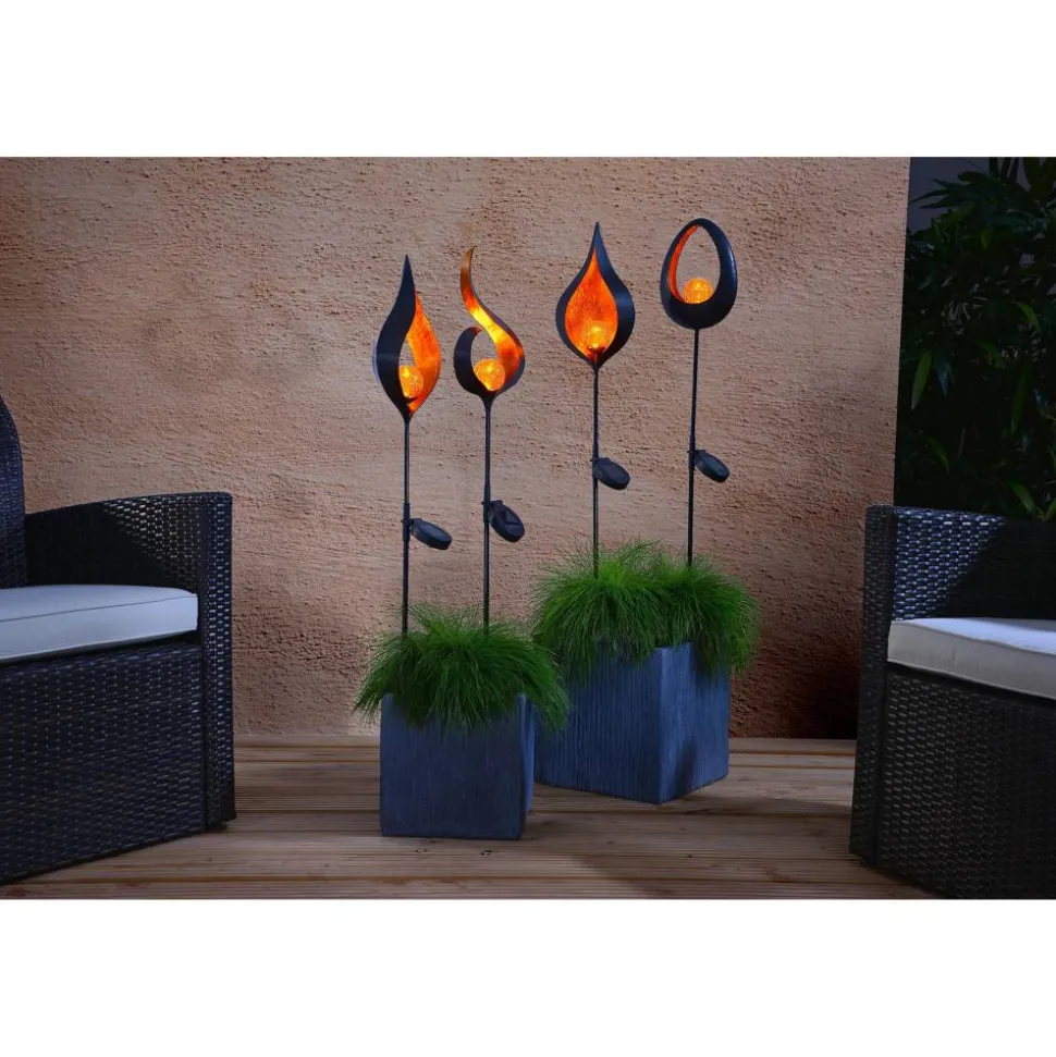 LED-Solarfackel 'Oriental Tropfen' 93 cm