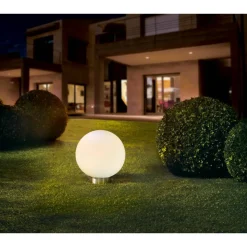 LED-Solarkugel 'Marla' weiß Ø 15 cm