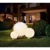 LED-Solarkugel 'Marla' weiß Ø 20 cm