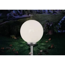 LED-Solarkugel 'Marla' weiß Ø 20 cm