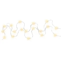 LED-Solar-Lichterkette 'Draht' weiß 4,9 m