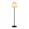 LED-Solar-Stehleuchte RGB Edelstahl schwarz Ø 34,5 x 150 cm