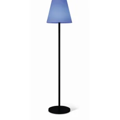 LED-Solar-Stehleuchte RGB Edelstahl schwarz Ø 34,5 x 150 cm