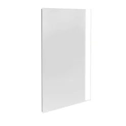 LED-Spiegel 'Brillant Light' aluminiumfarben 40 x 68 x 2,4 cm