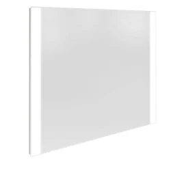 LED-Spiegel 'Brillant Light' aluminiumfarben 80 x 68