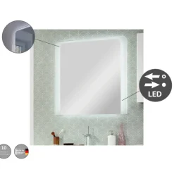 LED-Spiegel 'MILANO' 100 x 80 x 3 cm