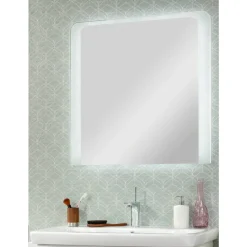 LED-Spiegel 'MILANO' 80 x 80 x 3,1 cm