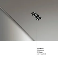 LED-Spiegel 'Silver Elegance' 120 x 60 cm