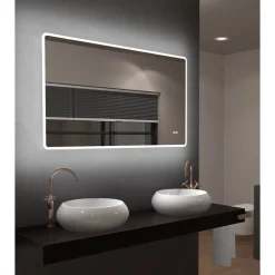 LED-Spiegel 'Silver Sunshine 2.0' 120 x 70 cm