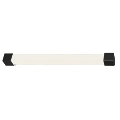 LED-Spiegelleuchte 'Aciotis' schwarz/weiß 34 x 6,7 x 2,8 cm 720 lm