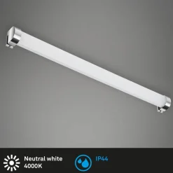 LED-Spiegelleuchte chromfarben 10 W 57,2 cm