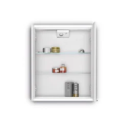 LED-Spiegelschrank 'Batu' weiß 60 x 70,8 x 15,2 cm