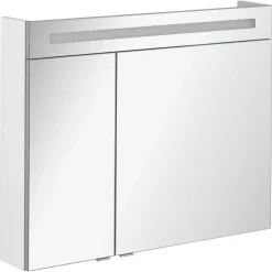 LED-Spiegelschrank 'B.Clever' weiß 90 x 70,6 x 15,8 cm