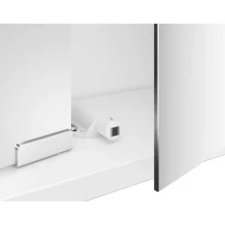 LED-Spiegelschrank 'Binz' weiß Hochglanz 67,5 x 60 x 22 cm