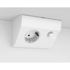 LED-Spiegelschrank 'Doro' weiß Hochglanz 67,4 x 60 x 22 cm