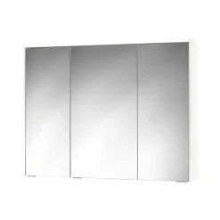 LED-Spiegelschrank 'KHX' weiß Hochglanz 100,4 x 74 x 14,2 cm