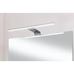 LED-Spiegelschrank 'SBC' braun 50 x 68 x 15,3 cm rechts