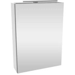 LED-Spiegelschrank 'SBC' weiß 50 x 68 x 15,3 cm rechts