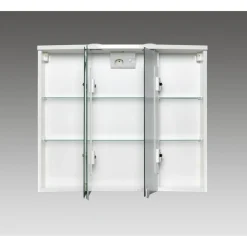 LED-Spiegelschrank 'Trava' weiß matt 75 x 65 x 22 cm