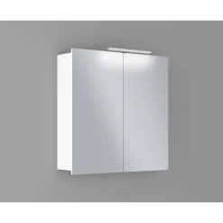 LED-Spiegelschrank 'Lune II' weiß 70 x 70 x 16 cm