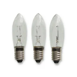LED-Spitzkerzen E10 0,2 W 8-55 V 3 Stück