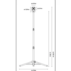 LED-Stativ-Baufluter 10 W 720 lm