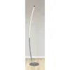 LED-Stehleuchte 'Aljona' silberfarben 148 cm
