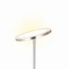 LED-Stehleuchte 'Smilla' silber 180 cm