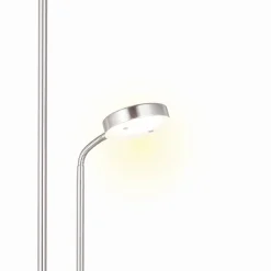 LED-Stehleuchte 'Smilla' silber 180 cm