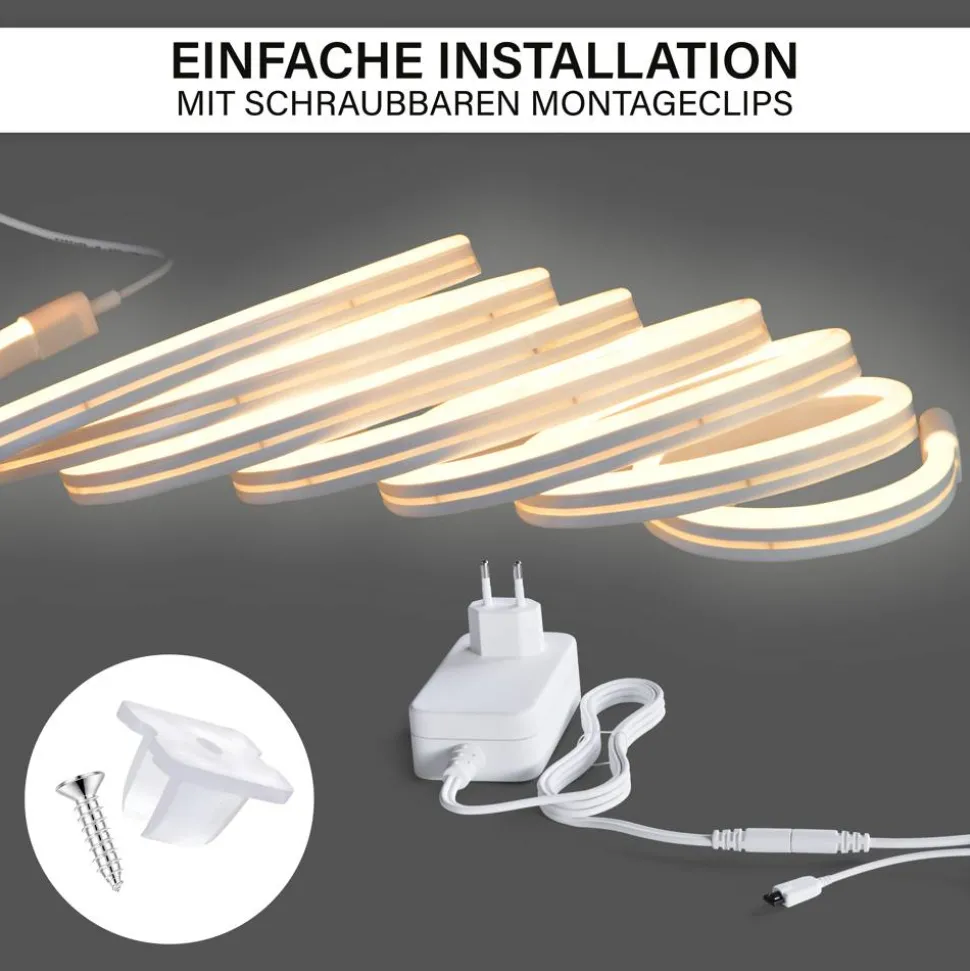 LED-Streifen 5 m 24 W 1800-3000 K mit Fernbedienung