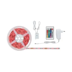 LED-Streifen-Komplettset 'SimpLED' mehrfarbig 5 m 505 lm 24 W mit Stecker