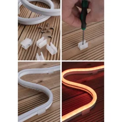 LED-Strip 'SimpLED Outdoor RGB Komplettset' 5 m 30 W Weiß