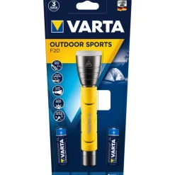LED-Taschenlampe 'Outdoor Sports F20' gelb 290 lm