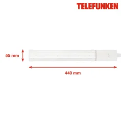 LED-Unterbauleuchte 'SETH' weiß 6,5 W 44 x 5,5 x 2,5 cm