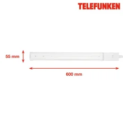 LED-Unterbauleuchte 'SETH' weiß 8,5 W 60 x 5,5 x 2,5 cm