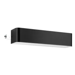 LED-Wandleuchte 'Sania 4' schwarz/weiß 36,5 x 8 cm