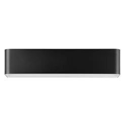 LED-Wandleuchte 'Sania 4' schwarz/weiß 36,5 x 8 cm