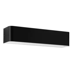 LED-Wandleuchte 'Sania 4' schwarz/weiß 36,5 x 8 cm