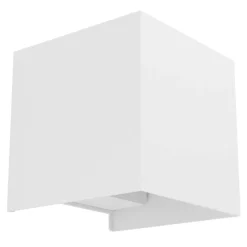 LED-Wandleuchte 'Valmontone' weiß 10 x 10 cm